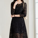 Exquisite waist cinching dress