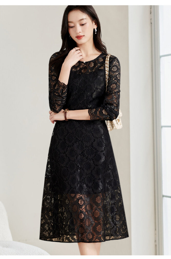 Exquisite waist cinching dress