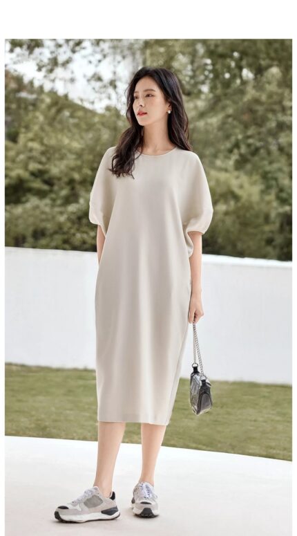 Comfortable cocoon shaped dress