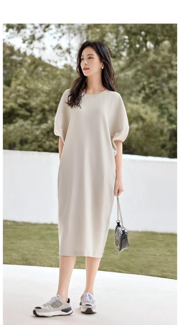 Comfortable cocoon shaped dress