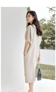 Comfortable cocoon shaped dress