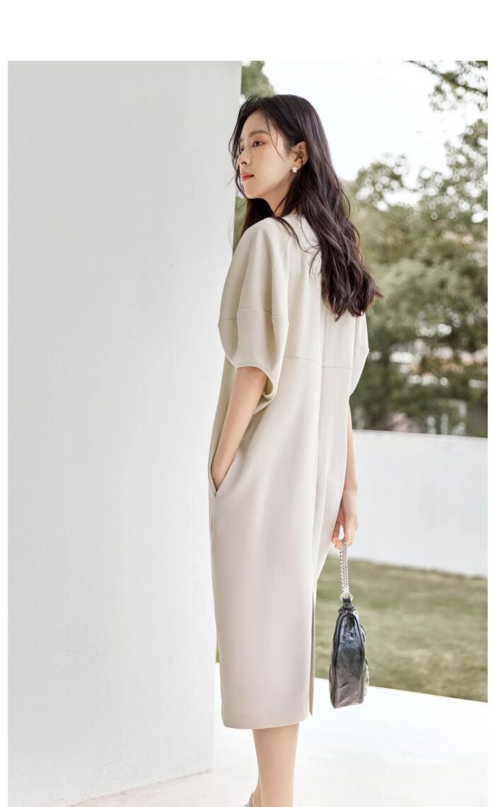 Comfortable cocoon shaped dress
