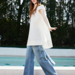 French style design shirt, summer solid color shirt