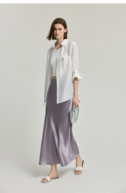 LILY Micro Light Acetate Fish Tail Half Skirt