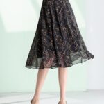SAITU 100% Mulberry Silk Half Skirt