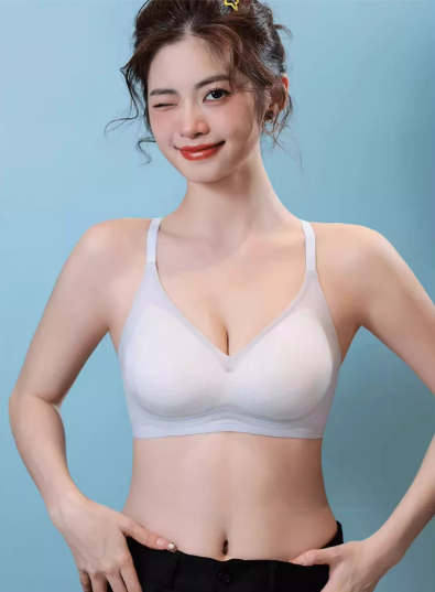 猫人MIIOW 内衣女夏季薄款美背蜂巢杯文胸罩