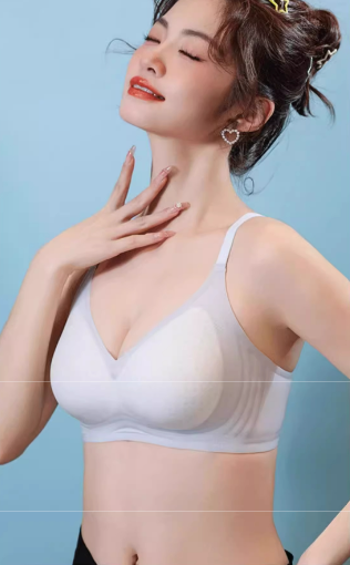 猫人MIIOW 内衣女夏季薄款美背蜂巢杯文胸罩
