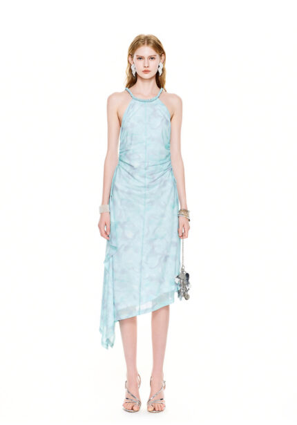 MISS COCOON Floral Hanging Neck Dress
