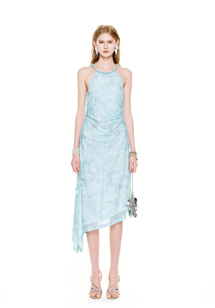 MISS COCOON Floral Hanging Neck Dress
