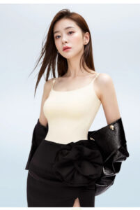 Black Swan vest women's one-piece with chest cushion, no need to wear underwear