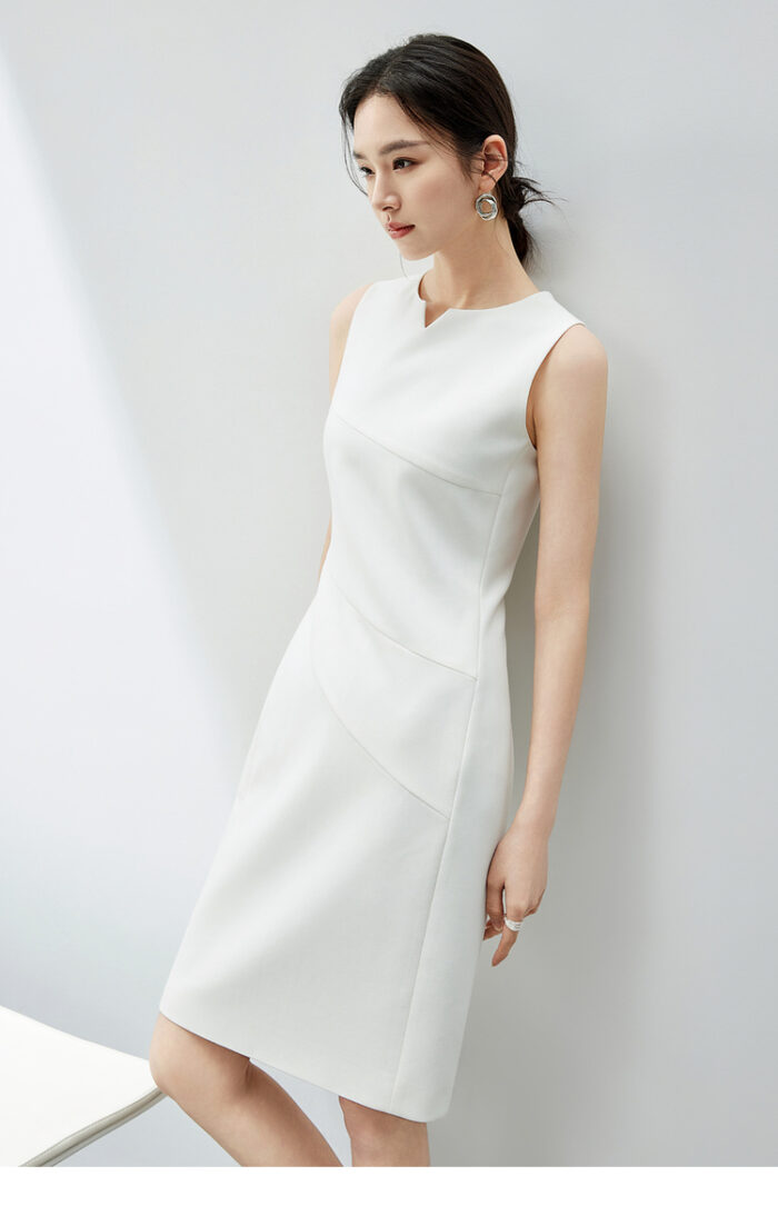 SENTUBILA small V-neck sleeveless dress