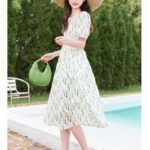 X. YING Fresh Tulip Printed Dress