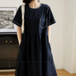 2025 Summer Lightweight Foam Yarn Dress