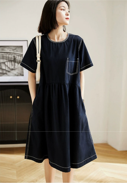 2025 Summer Lightweight Foam Yarn Dress