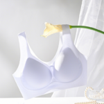 GUJIN lingerie women's non steel ring gathering seamless 7A antibacterial bra