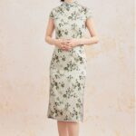 JINJU Silk National Style Cheongsam Dress
