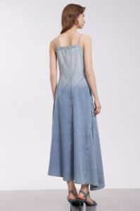 ELLE retro style denim skirt for women in summer