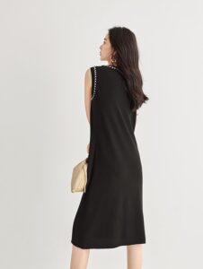 Duibai Little Fragrant Knitted Sweater Dress