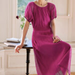 Summer loose and slimming A-line skirt