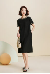 SAITU high-end small fragrant style mulberry silk dress