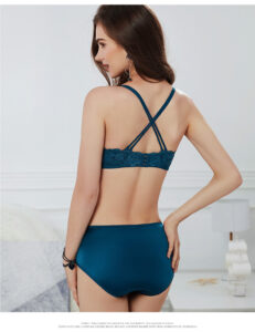 GUJIN lace sexy backless bra without steel ring