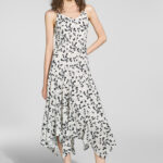 Biselena French floral suspender dress