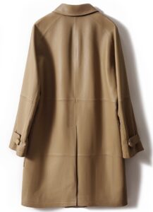 KELE COCO sheepskin genuine leather windbreaker jacket