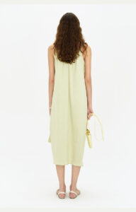 Self Who Color blocked Anti wrinkle Strap Dress for Women