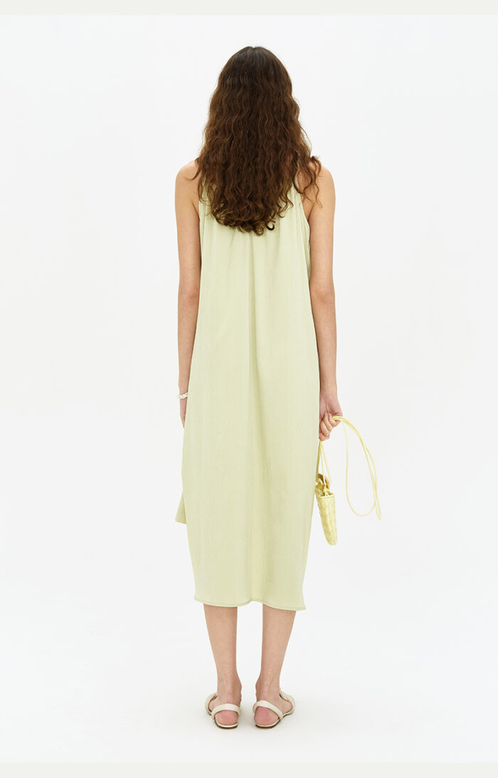 Self Who Color blocked Anti wrinkle Strap Dress for Women