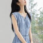 Duibai Retro Romantic Printed Dress
