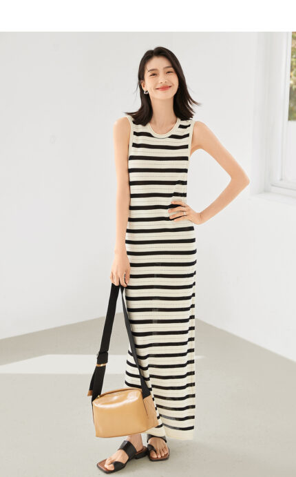 Striped vest dress