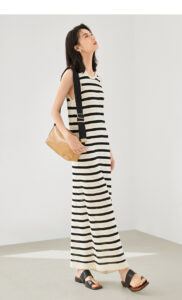 Striped vest dress