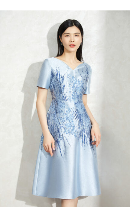 2025 Spring/Summer New Exquisite Short Sleeve Dress