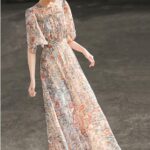 French elegant A-line dress