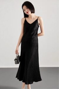 Acetic acid suspender dress