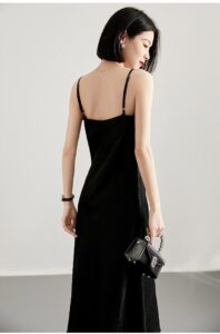 Acetic acid suspender dress