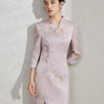 V-neck formal dress