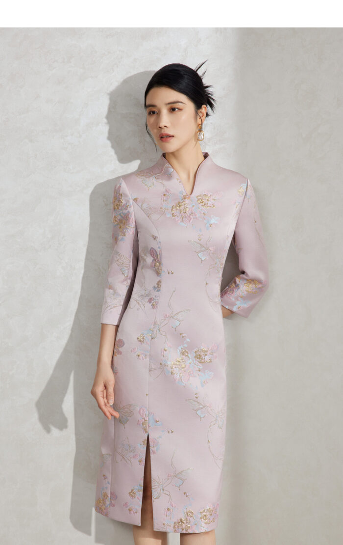 V-neck formal dress