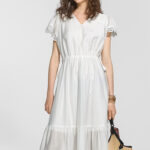 Island vacation lace dress