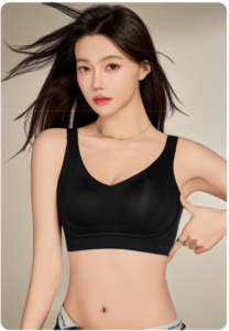Seamless invisible women's bra