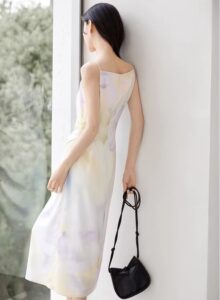 Summer New Seaside Vacation Style Sleeveless Long Dress