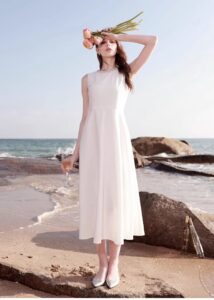 2026 Spring New Sleeveless Waist Dress