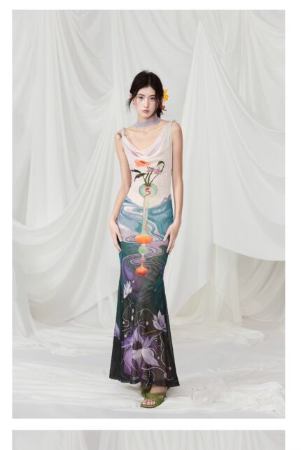 Recommended printed dresses, the best long dresses