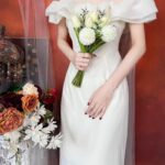 French retro dress women's summer dress Hepburn one shoulder long skirt