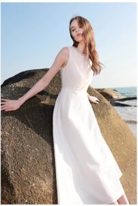 2026 Spring New Sleeveless Waist Dress