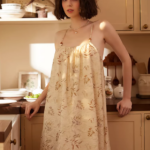 Advanced hanging suspender nightgown, lightweight sleepwear