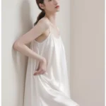 2026 new pure desire sexy silk suspender nightgown