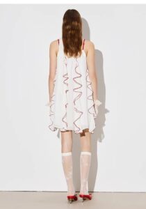 2026 new embroidered camisole chiffon dress