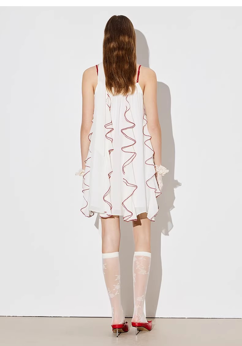 2026 new embroidered camisole chiffon dress 2026 new embroidered camisole chiffon dress