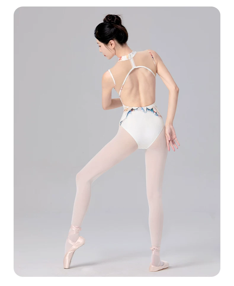 Ballet training costume, dance costume, sleeveless dress with body shape Ballet training costume, dance costume, sleeveless dress with body shape